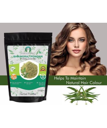 Bhringraj Powder 200g - Promotes Healthy Hair Growth | Eclipta Alba Powder - Buy Online on GoSupps.com