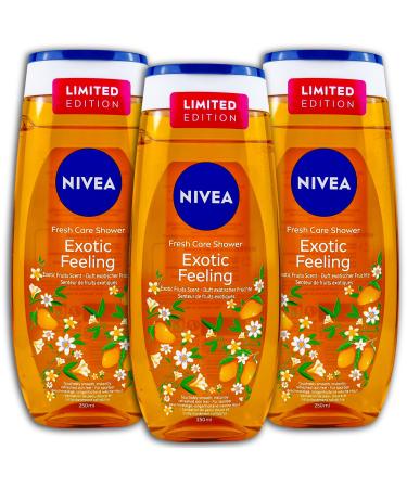 Nivea Exotic Feeling Shower Gel 3 x 250 ml 3 pieces