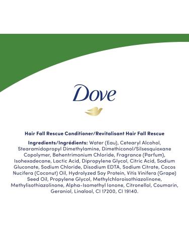 Dove Hair Fall Rescue Conditioner with Bio-Nourish Complex nourishes weak fragile hair 355 ml - Buy Online on GoSupps.com