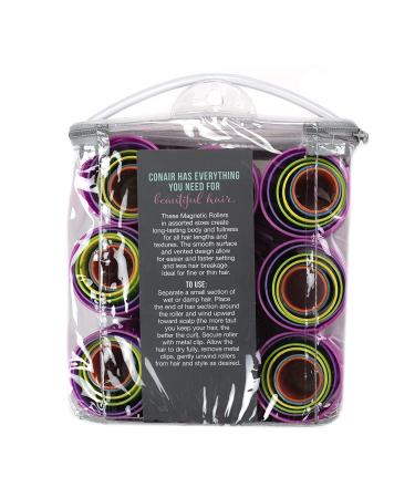 Conair Hair Rollers Magnetic Hair Curler Set - 75-Piece Set with Comb and Clips - Buy Online on GoSupps.com