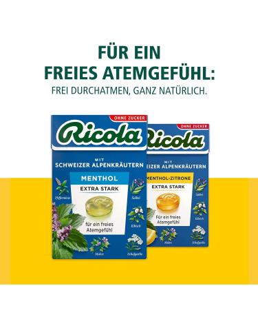 Buy Ricola Extra Strong Herbal Candy - 10 Box Swiss Alpine Herbs & Menthol Sugar-Free Vegan 500g - International Shipping - Buy Online on GoSupps.com