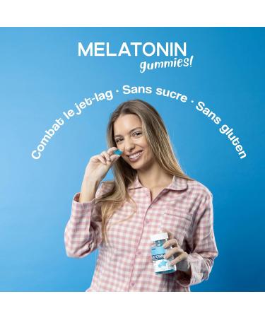 Weider Melatonin Gummies DUO PACK 1mg melatonin gummies for better sleep restful sleep reductions in jet lag effects - gluten free sugar free - Buy Online on GoSupps.com