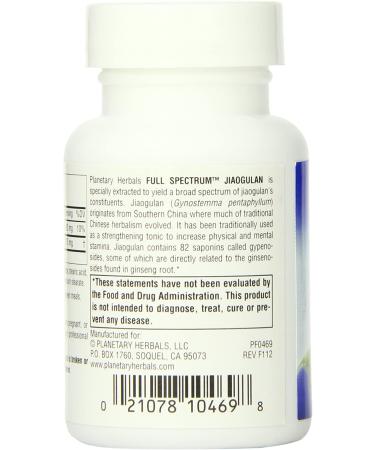 Planetary Herbals Jiaogulan 375 mg - Full Spectrum Herbal Supplement, 60 Tablets - Buy Online on GoSupps.com