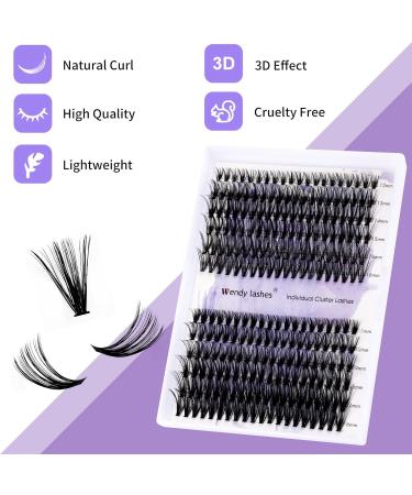 Individual Lashes 240PCS Cluster Extensions C Curl 0.07mm 30D/40D Mixed 12-16mm RR-12-16mm Clusters - Buy Online on GoSupps.com