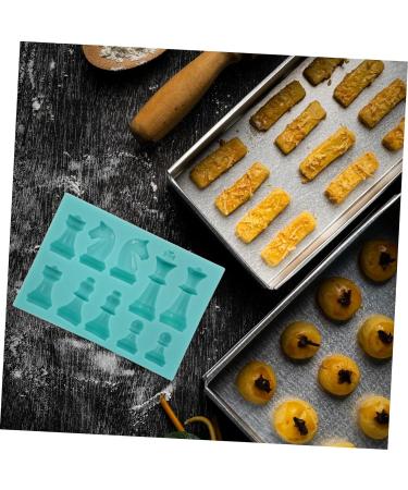 Milisten Mold Ice Chess Silicone Mould De para Gelatinas Silicone Biscuit Moulds Custom Chocolate Mould Dessert Baking Mould Fondant Cake Mould Fudge Candy Silica Gel Clay - Buy Online on GoSupps.com