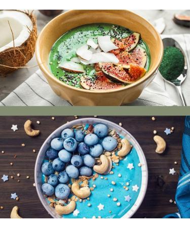  Biomatea Biomatea Seaweed Powder Set | 30g Blue Spirulina + 100g Green Spirulina | Water Soluble Phycocyanin Superfood | Plant Supplem - Buy Online on GoSupps.com