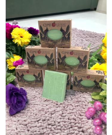 100% Olive Oil Organic Soap Set | Handmade Natural Bar Soap | Chemical-Free | EDMIS (4 Pieces - Buy Online on GoSupps.com