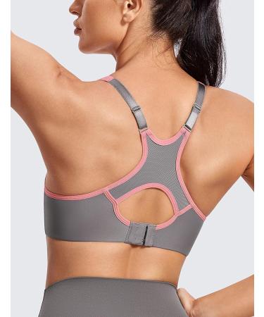 SYROKAN Women's Full Support High Impact Racerback Sports Bra 38C Multicoloured #2 - Buy Online on GoSupps.com