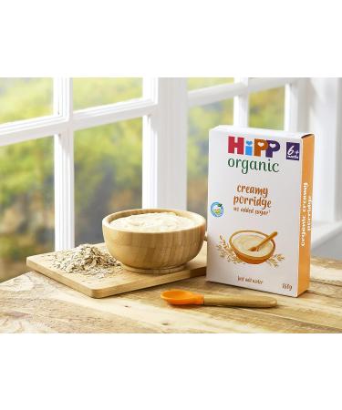 HiPP Organic Stage 1" From 6 Months" Creamy Porridge 160 g (Pack of 4) - Buy Online on GoSupps.com