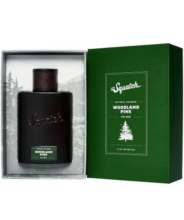 Dr. Squatch Men's Cologne Woodland Pine - Natural Cologne made with sustainably-sourced ingredients - Manly fragrance of pine  cypress  and vetiver - Inspired by Pine Tar Bar Soap - Buy Online on GoSupps.com