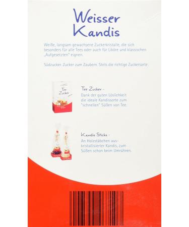 S dzucker Kandis Sugar White 500g - Premium Quality Sweetener for Baking & Cooking | Shop Internationally - Buy Online on GoSupps.com