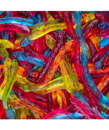 Haribo Twin Snakes Sweet & Sour Gummy Candy 6 Fruity Flavours No Artificial Colours - Pack of 12 Box (175g) - Buy Online on GoSupps.com