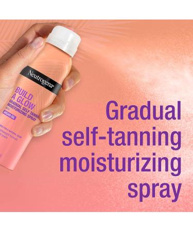 Neutrogena Build-A-Glow Gradual Self-Tanning Spray with Argan Oil - 5 oz - Buy Online on GoSupps.com