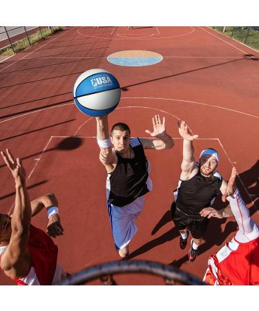 Libima 6-Piece Official Size 5/7 Basketball Set with Pump - Indoor/Outdoor Colorful Rubber Balls for Game, Practice & Training - Kids to Adults - Buy Online on GoSupps.com