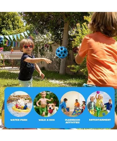 3 PCs Astro Jump Ball - High Bounce Moon Galaxy Spring Balls | Interactive Outdoor Toys for Kids - Buy Online on GoSupps.com