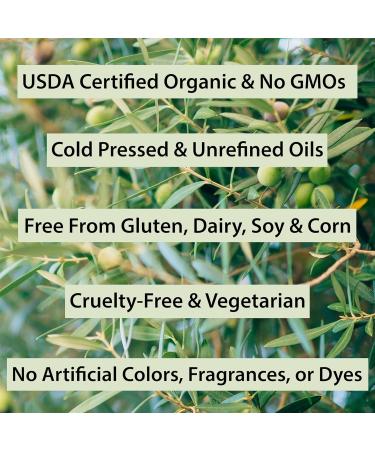 Organic Body Lotion - USDA Certified Organic Nourishing Hand & Body Lotion - Unscented - 8 fl oz | International Shipping Available - Buy Online on GoSupps.com