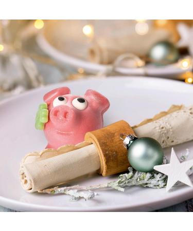 G nthart Marzipan Lucky Pig Pink Set - 2 x 30g | Premium Gift for New Year's Eve & Good Luck Charm - Buy Online on GoSupps.com