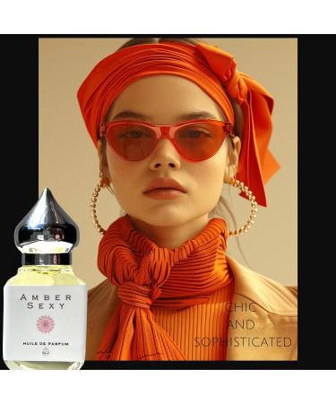 AMBER SEXY LUXURY UNISEX PERFUME OIL - (.33 fl. oz.) 10 ML GIFT BOTTLE - CONCENTRATED 1-2 DROPS IS ALL THAT IS NEEDED FOR THE EXOTIC ALL DAY AROMA. COMMAND ATTENTION. - Buy Online on GoSupps.com