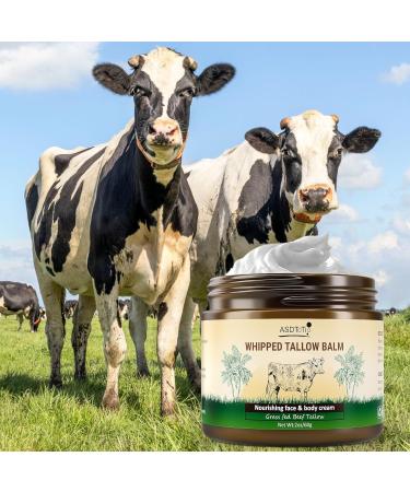 ASDToTio Handmade Whipped Tallow Balm for Skin Care- All Natural Grass Fed Beef Tallow All Purpose Balm Face and Body Moisturizing Cream Tallow Balm For Dry Skin- 2 oz - Buy Online on GoSupps.com