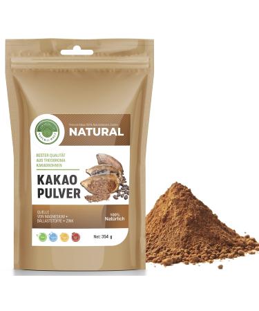 Natural world cocoa powder 354 g.Raw cocoa powder for hot chocolate I from Peru I without sugar 100% natural cocoa powder i from high -quality cocoa beans - Buy Online on GoSupps.com