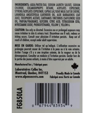 Alpen Secrets Goat Foaming Milk Bath with Lavender Oil 28.7 Fl Oz - Pack of 2 | Lavender Scented Bath Soak - Buy Online on GoSupps.com