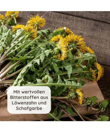  Schlosskr uter Liver Tea with Dandelion and Yarrow | Liver and Bile Tea | 100% Natural Ingredients No Additives | Loose Herbal Tea with Dandelion Root | Dandelion Tea for Liver | - Buy Online on GoSupps.com