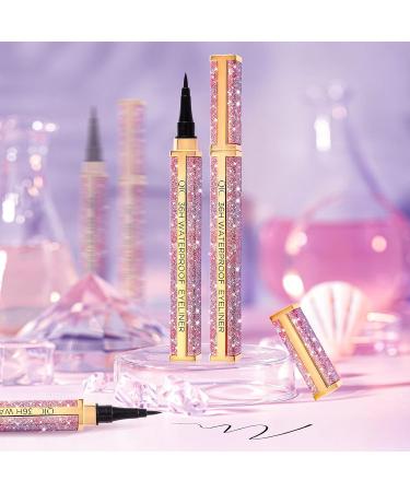 ONLYOILY Waterproof Black Liquid Eyeliner - Precision Miniature Long-Lasting Quick-Drying Eyeliner for Intense Eye Makeup | International Shipping Available - Buy Online on GoSupps.com