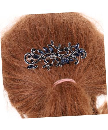 BELLIFFY Bride Hair Comb Blue Rhinestone Wedding Hair Comb for Bride - Vintage Flower Crystal Hairpin - Bridal Accessories for Bridesmaid Womens Hair Clips Headwear for Women Styling - Buy Online on GoSupps.com