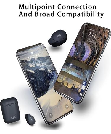 P&LLL Bluetooth Mini Single Earbud - 8Hrs Playtime, Noise Cancelling, Hands-Free Earpiece for iPhone, Samsung, Android - Wireless Invisible Pro Headset - Buy Online on GoSupps.com