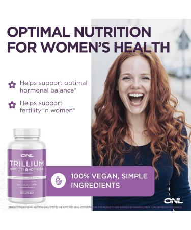 Trillium Fertility Supplements for Women - Hormone Balance Inositol Capsules - 120 Capsules, 2000mg Myo-Inositol - Buy Online on GoSupps.com