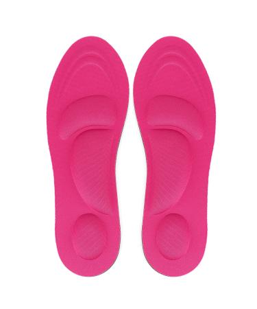 1Pair Shoe Insoles Women Arch Support Insoles Arch Support Insoles Breathable 4D Sponge Insoles Soft Shoe Arch Support Pad Massage Insert Cushions for Women