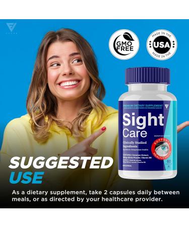 (2 Pack) Sight Care Vision Support Supplement Sight Care Pills SightCare Eye Care Capsules forHealthy Vision Support Maximum Strength Formula Slight Care Support Supplement Reviews (120 Capsules) - Buy Online on GoSupps.com