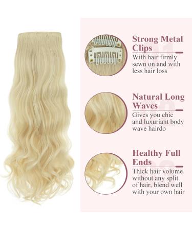TESS 12 Pieces Hair Extensions Clip in Long Hair Clip in Extensions 22 inch Clip in Curly Hair Extensions Synthetic Hair Extensions Clip in Hairpiece Clips - Buy Online on GoSupps.com