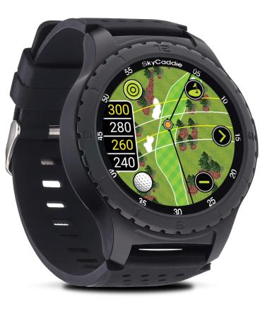 SkyCaddie LX5, GPS Golf Watch with Touchscreen Display and HD Color CourseView Maps, Black, Small