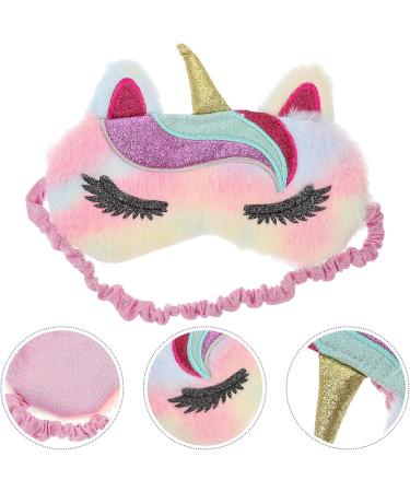 Shop Baluue Cute Animal Unicorn Sleep Mask - Plush Eye Cover for Kids Teens & Women | Perfect Sleeping Eyeshade - Buy Online on GoSupps.com