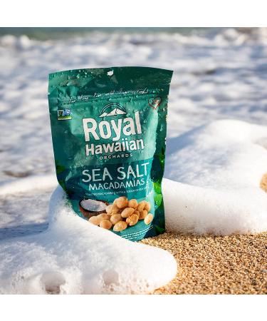 Royal Hawaiian Orchards Sea Salt Macadamia Nuts 4oz (Pack of 6) - 24oz Total - Buy Online on GoSupps.com