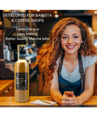 Cafe Collective Turmeric Golden Milk Latte Concentrate 1000ML - All-Natural Vegan-Friendly with Black Pepper Activation - Buy Online on GoSupps.com