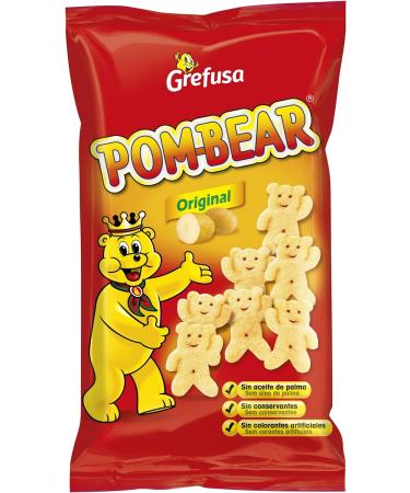 Pom Bear Original Crisps (6 X 13G) | Ready Salted Teddy Shaped Potato Snack | Gluten Free | No artificial colours or flavours - Buy Online on GoSupps.com