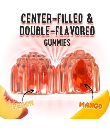 OH MY CHEWY Magnesium Gummies Bundle 2 Bottles (60 Each) Pineapple Orange & Peach Mango - Buy Online on GoSupps.com