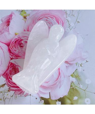 Xiannvxi 38mm Mountain Crystal Guardian Angel - Healing Gemstone Statue Polished Reiki Figure Gift - Buy Online on GoSupps.com