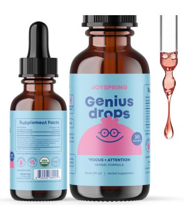 JoySpring Focus Support for Kids Organic Blend of B9, B12, Zinc & Vitamin C Brain Health & Attention Supplement for Kids - Buy Online on GoSupps.com