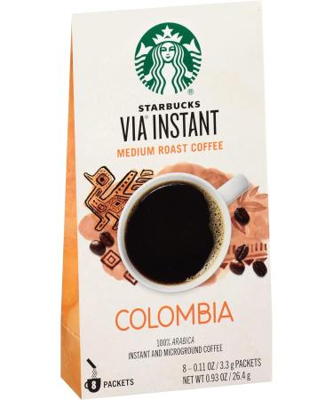 Starbucks VIA Instant Columbia Coffee - 8ct (Pack of 12) - Buy Online on GoSupps.com