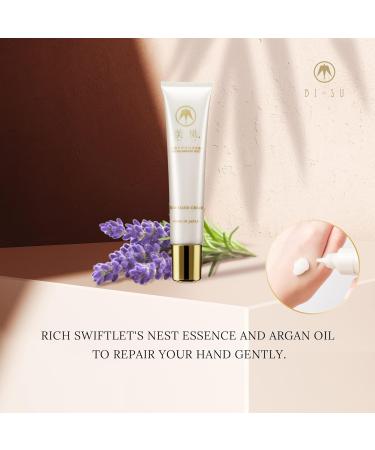 Natural Hand Cream & Moisturizer with Swiftlet Nests Extract | Anti-Aging Japanese Skincare | Lavender Scent | 1.41oz - Buy Online on GoSupps.com