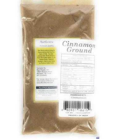 Rani Cinnamon Powder (Ground) Spice 3.5oz (100g) - All Natural, Vegan, Gluten-Friendly, NON-GMO | 100g Bag - Buy Online on GoSupps.com