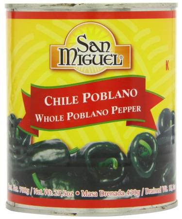 San Miguel Whole Poblano Peppers
