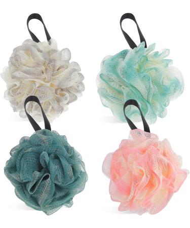 Beaupretty 8 Pcs Colorful Large Bath Balls - Exfoliating Shower Loofahs & Travel Body Wash Sponges for Ultimate Clean & Relaxation - Buy Online on GoSupps.com