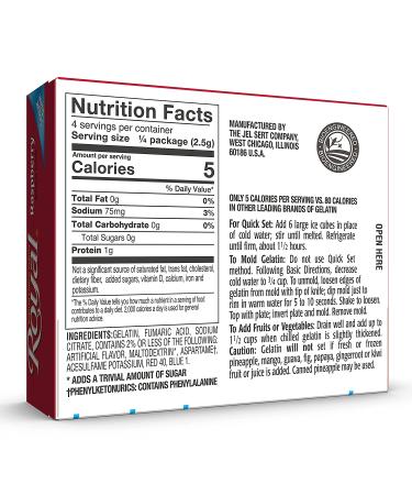 Royal Raspberry Sugar-Free Gelatin Dessert Mix - 12 Boxes (Carb-Free) - Buy Online on GoSupps.com