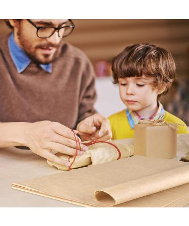 CHRORINE 60 Sheets Kraft Tissue Paper - Brown Wrapping Paper for DIY Crafts & Decor - Buy Online on GoSupps.com
