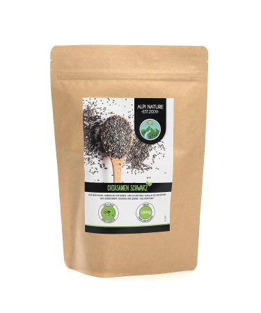 Buy 1kg Black Chia Seeds - 100% Natural No Additives Ideal for Breakfast & Pudding - International Shipping Available - Buy Online on GoSupps.com