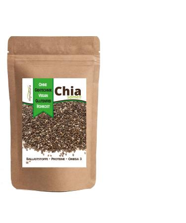 mynatura Mynatura 2 x Chia Seeds 1000 g Chia Seeds Vegetable (Salvia Hispanica L) Gross Value Quality No Additives Salad Smoothy Food 2 x 1000 g